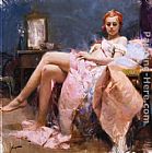 Repose Paintings - Graceful Repose by Pino